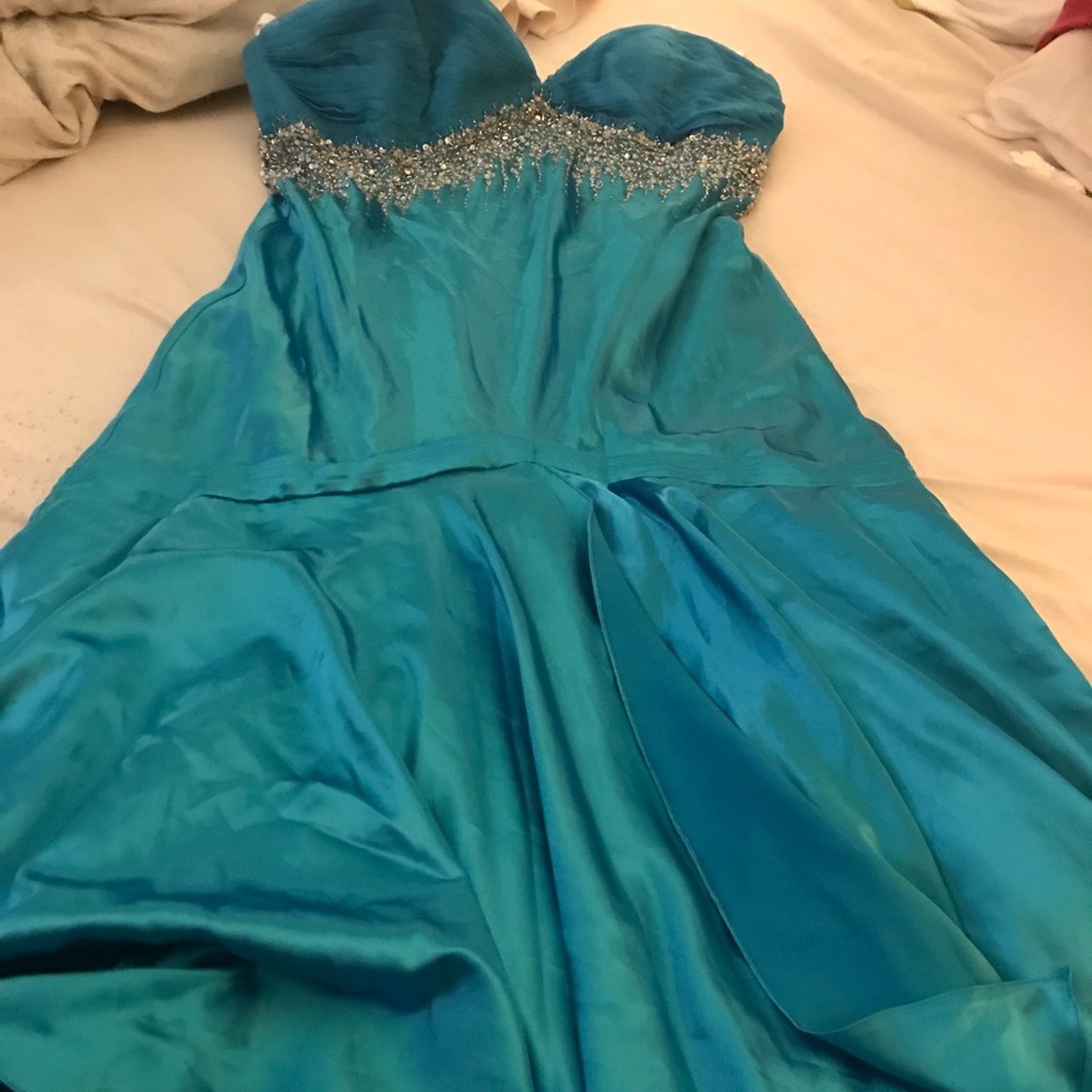 Gorgeous teal mermaid ball gown